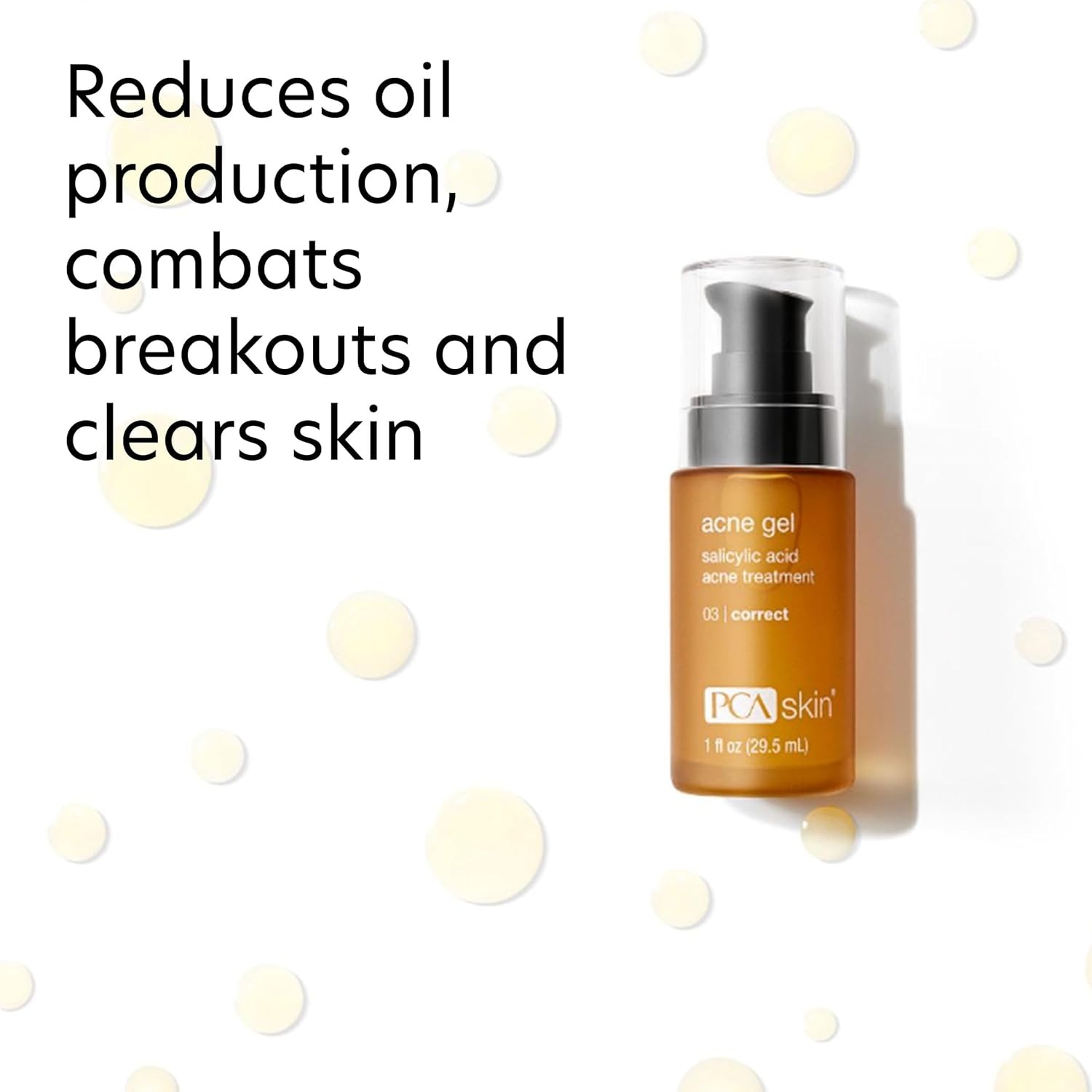 image:imagePCA SKIN Acne Gel Acne Spot Treatment 2 Salicylic Acid Serum Anti Acne Serum Evens Skin Tone 1 fl oz Pump