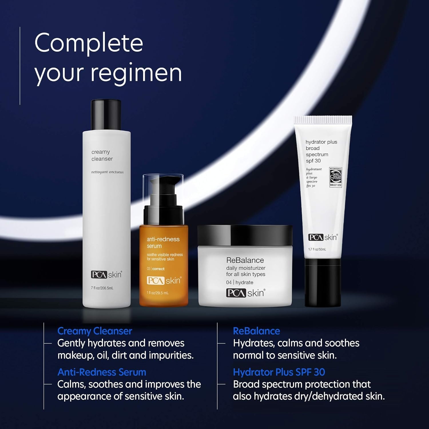 image:imagePCA SKIN Anti Redness Remover Face Serum OilFree Treatment Formulated with Advanced Calming Ingredients Improves Irritation amp Skin Tone 1 fl oz