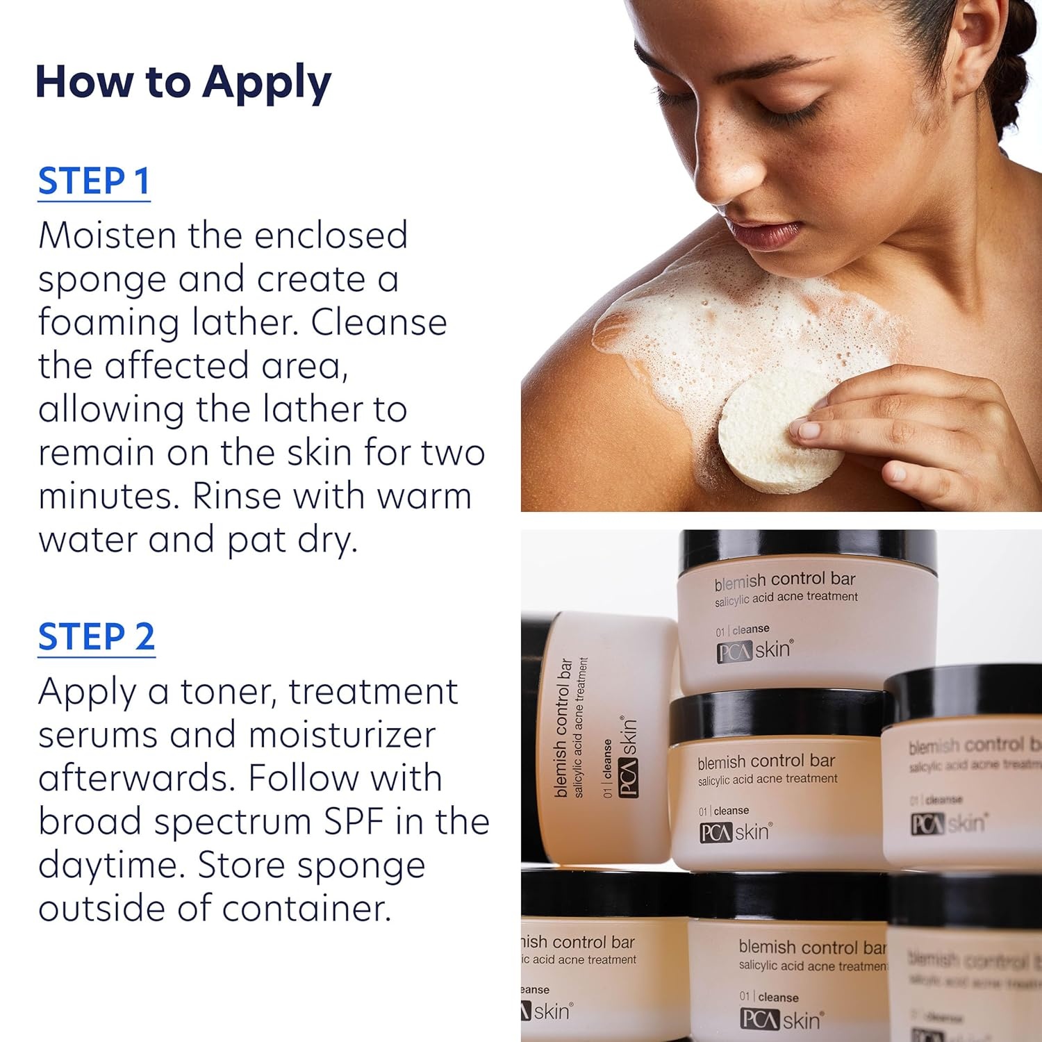 image:imagePCA SKIN Blemish Control Cleanser Bar Face amp Body Wash with Glycerin amp 2 Salicylic Acid Treatment for Oily Combination amp Acne Prone Skin 32 oz32 Ounce Pack of 1