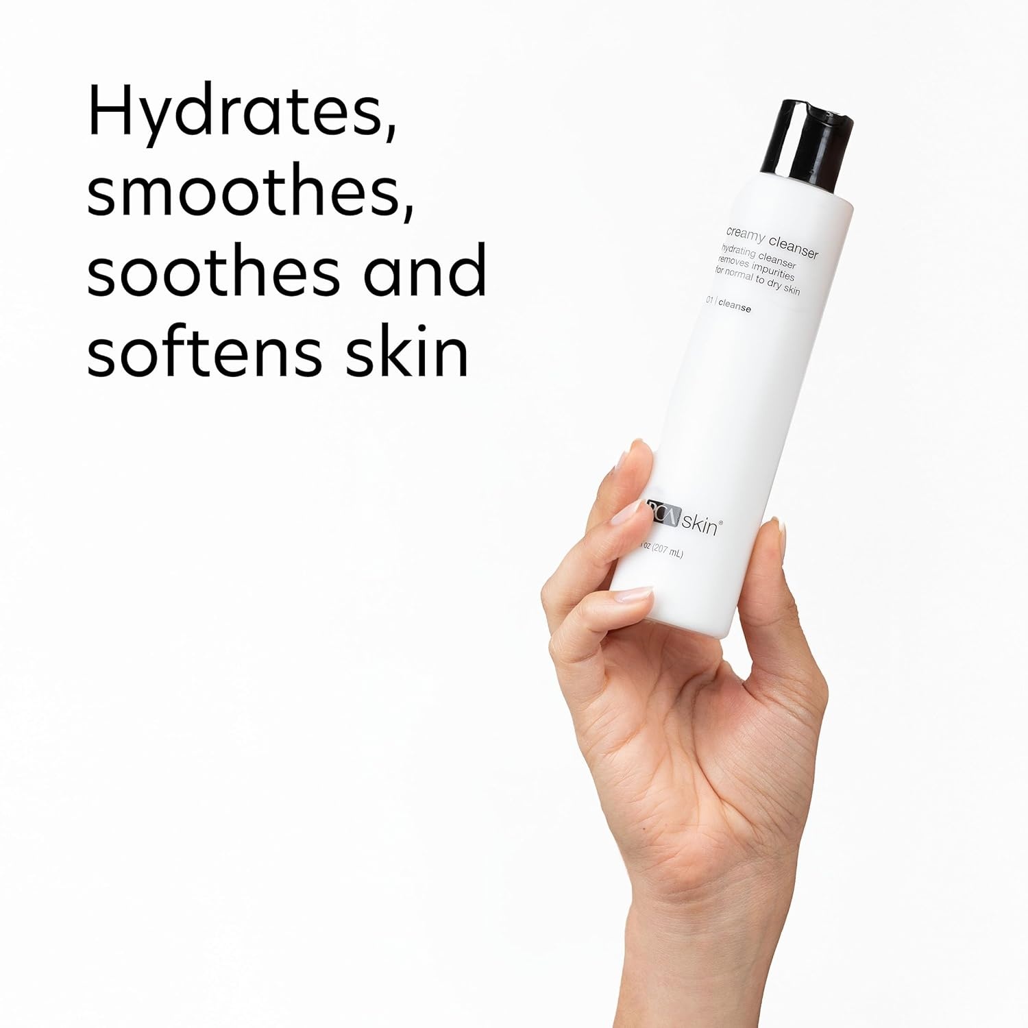 image:imagePCA SKIN Creamy Moisturizing Face Cleanser Gentle Daily Face Wash for Dry and Sensitive Skin Leaves Skin Feeling Soft and Smooth Helps Remove Makeup Dirt and Impurities from Skin 70 oz Bottle