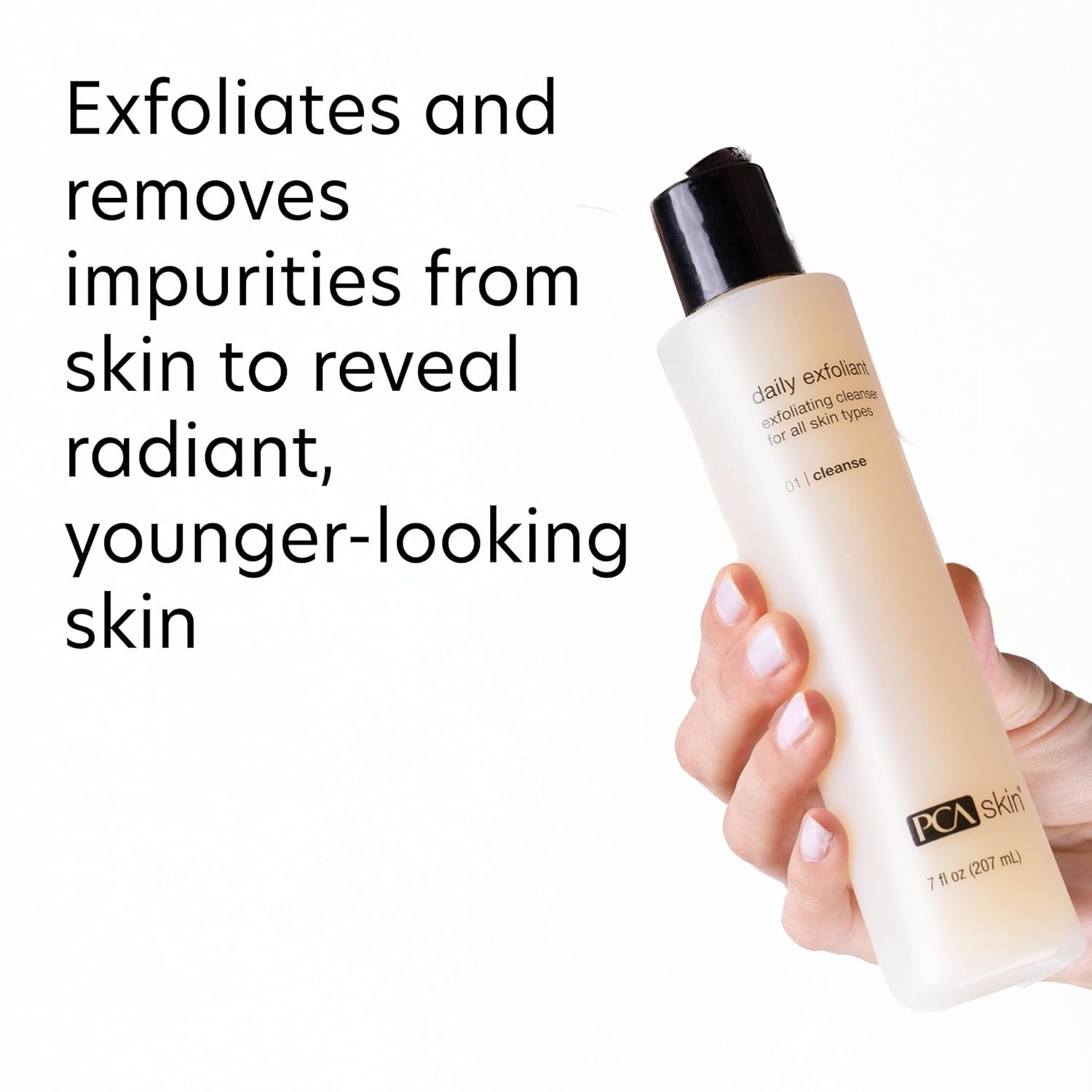 image:imagePCA SKIN Daily Face Exfoliant Cleanser Moisturizing Face Wash Gently Cleanses Dirt Debris and Other Impurities From Skin Facial Cleanser Made with Renewable Exfoliants 70 oz Bottle
