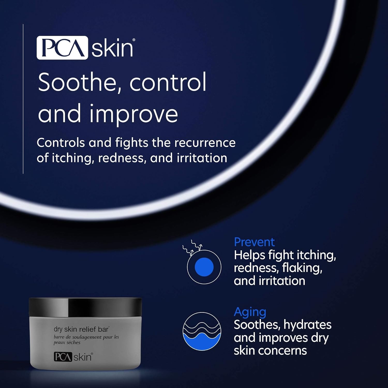 image:imagePCA SKIN Dry Skin Relief Face amp Body Bar Advanced AntiRedness amp AntiItch Cleanser Formulated with 3 Salicylic Acid Vitamins amp Glycerin for Psoriasis Dermatitis amp Dry Skin 32 oz