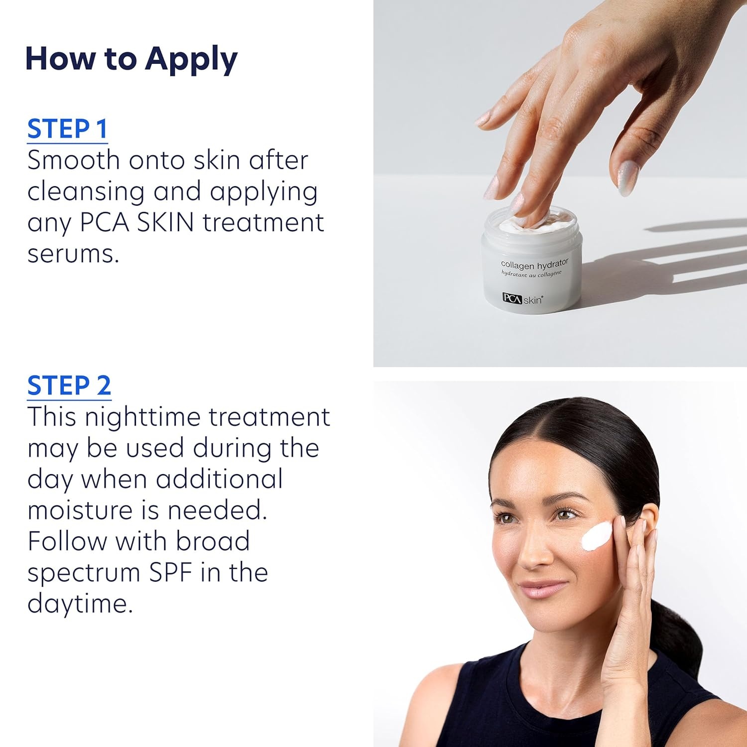image:imagePCA SKIN Hydrating Collagen Cream for Face Collagen Hydrator Night Cream Hydrates and Firms Dry Mature Skin Made with Shea Butter Olive Fruit Oil and Sweet Almond Fruit ExtractCollagen Cream