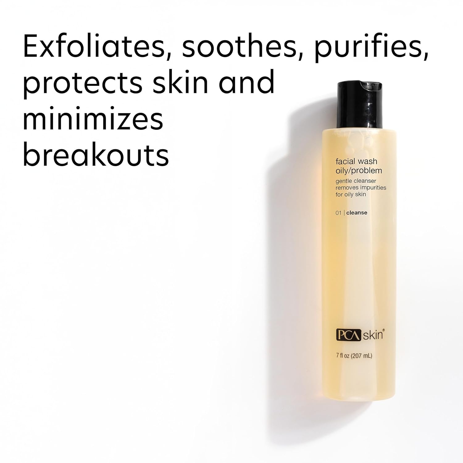 image:imagePCA SKIN Hydrating Face Wash for Oily Skin Gentle Face Cleanser Minimizes Breakouts 7 fl oz Bottle