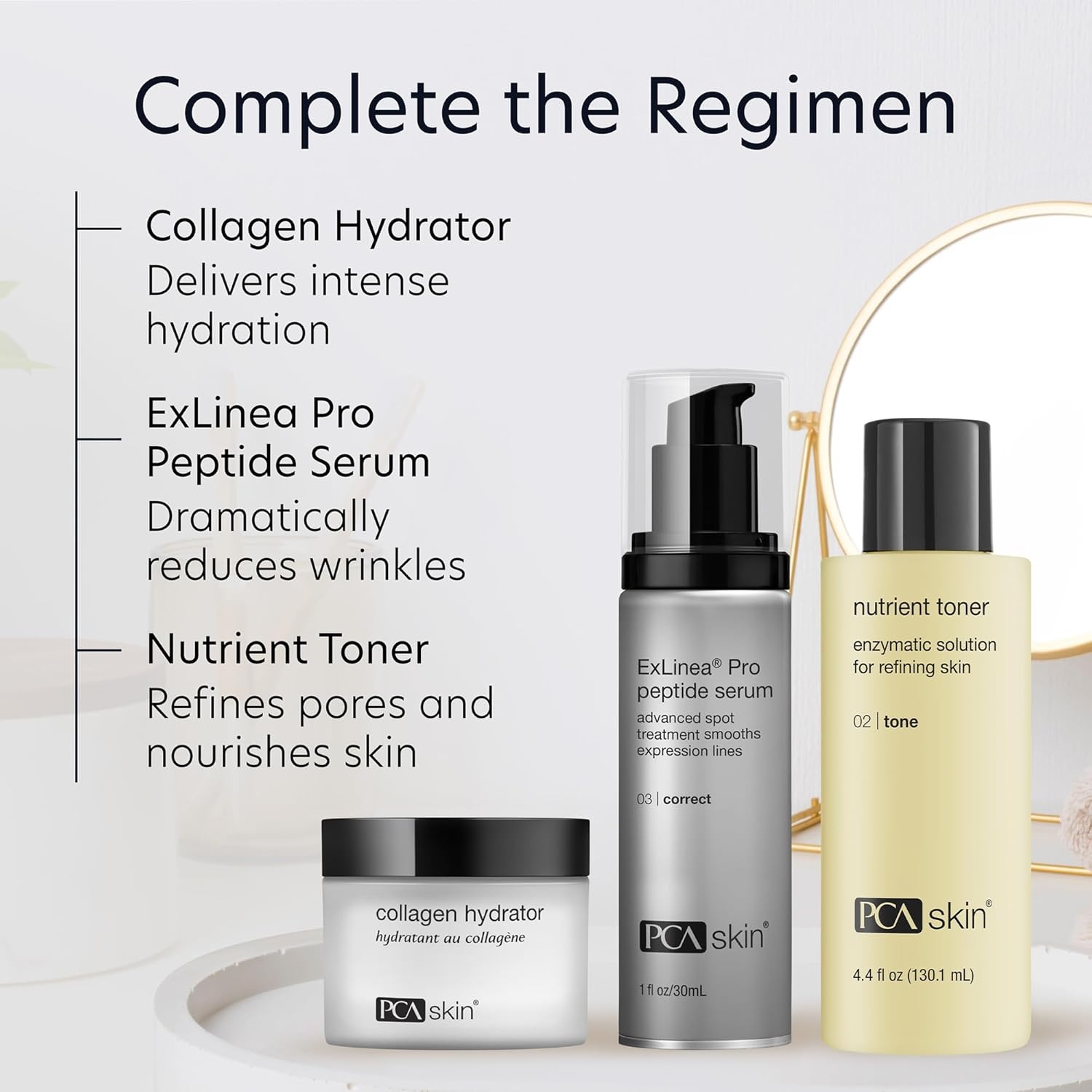 image:imagePCA SKIN Hydrating Toner for Face Nutrient Face Toner for Sensitive Skin Dry Skin and Aging Skin Helps Refine Brighten and Exfoliate The Face and Neck Safe for All Skin Types 44 oz Bottle