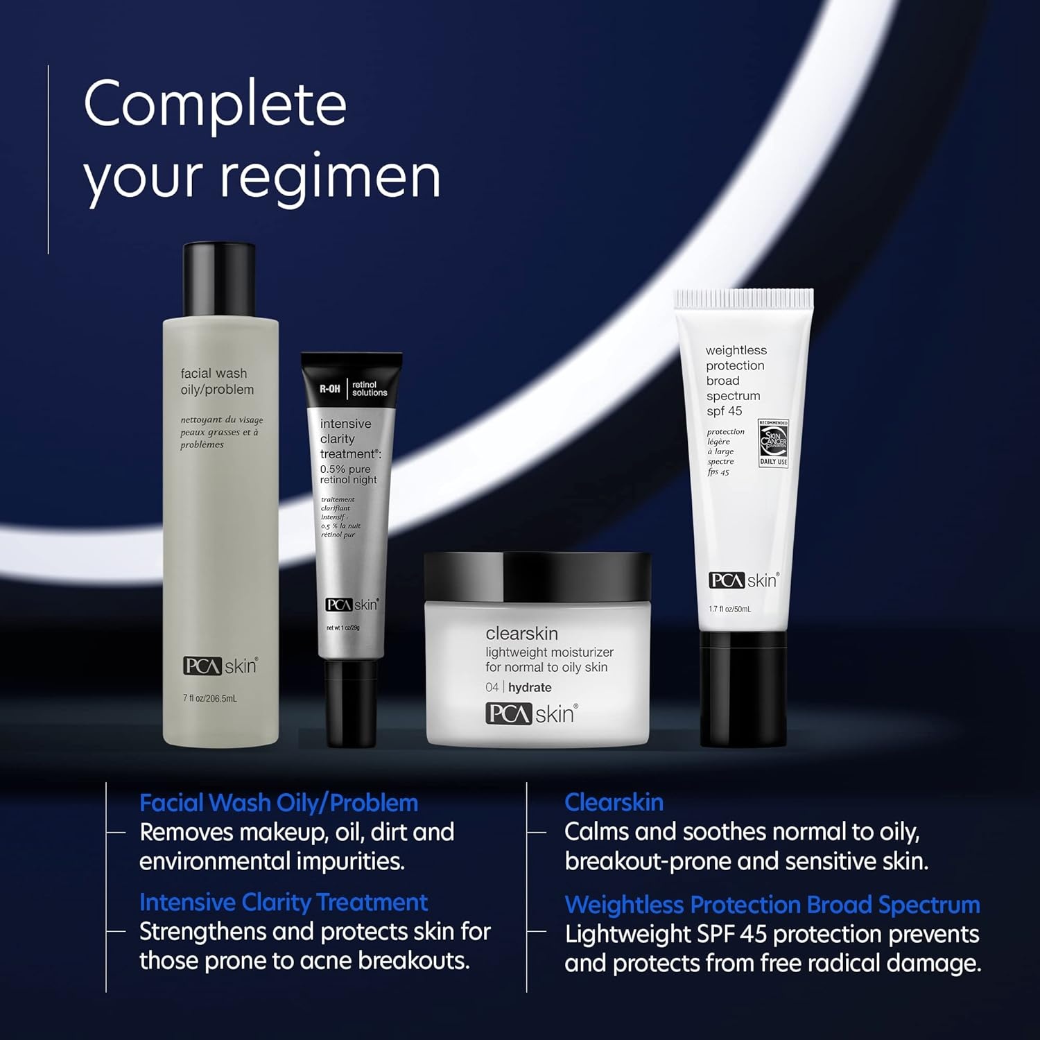 image:imagePCA SKIN Intensive Clarity Treatment 05 Pure Vitamin A Retinol amp 2 Salicylic Acid Face Serum for AcneProne Skin 1 oz