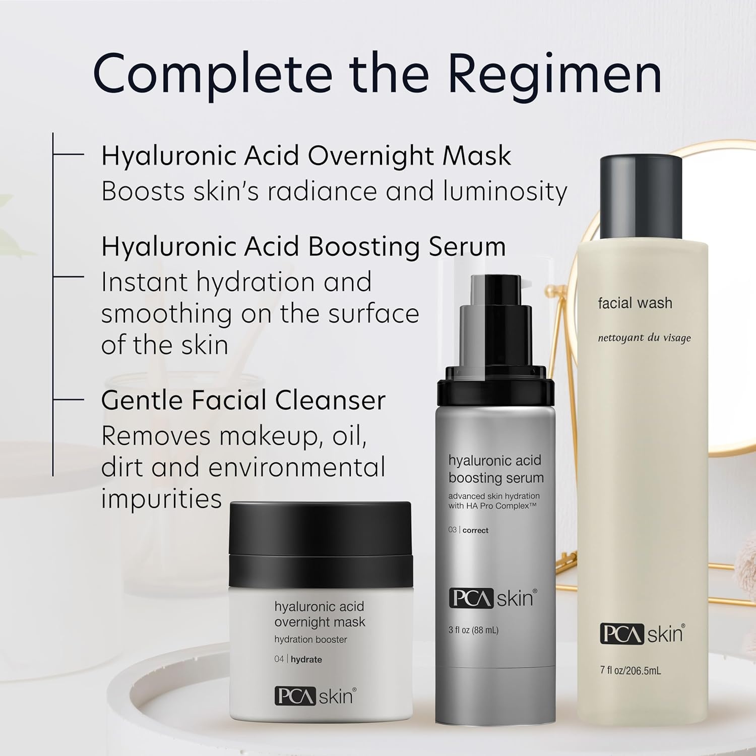 image:imagePCA SKIN Overnight Face Mask Hyaluronic Acid Overnight Mask Brightening Face Mask Rejuvenates and Hydrates Skin Overnight Helps Boost Skin Radiance and Luminosity Anti Aging Face Mask 18 oz Jar
