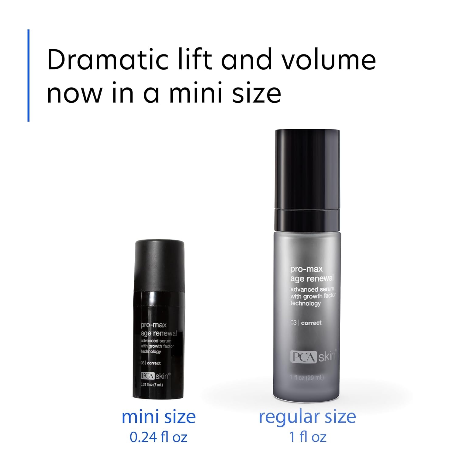 image:imagePCA SKIN Pro Max Age Renewal Anti Aging Serum Anti Aging Face Serum for Reducing Wrinkles and Sagging Skin Helps Lift and Firm Skin on Face and Neck Safe For All Skin Types024 Fl Oz Pack of 1