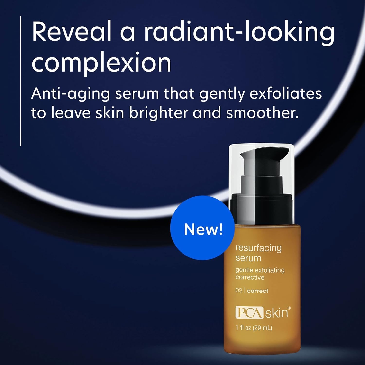 image:imagePCA SKIN Resurfacing Serum Gentle Exfoliating Facial Corrective with Lactic amp Glycolic Acid for Bright Even Skin 1 fl oz