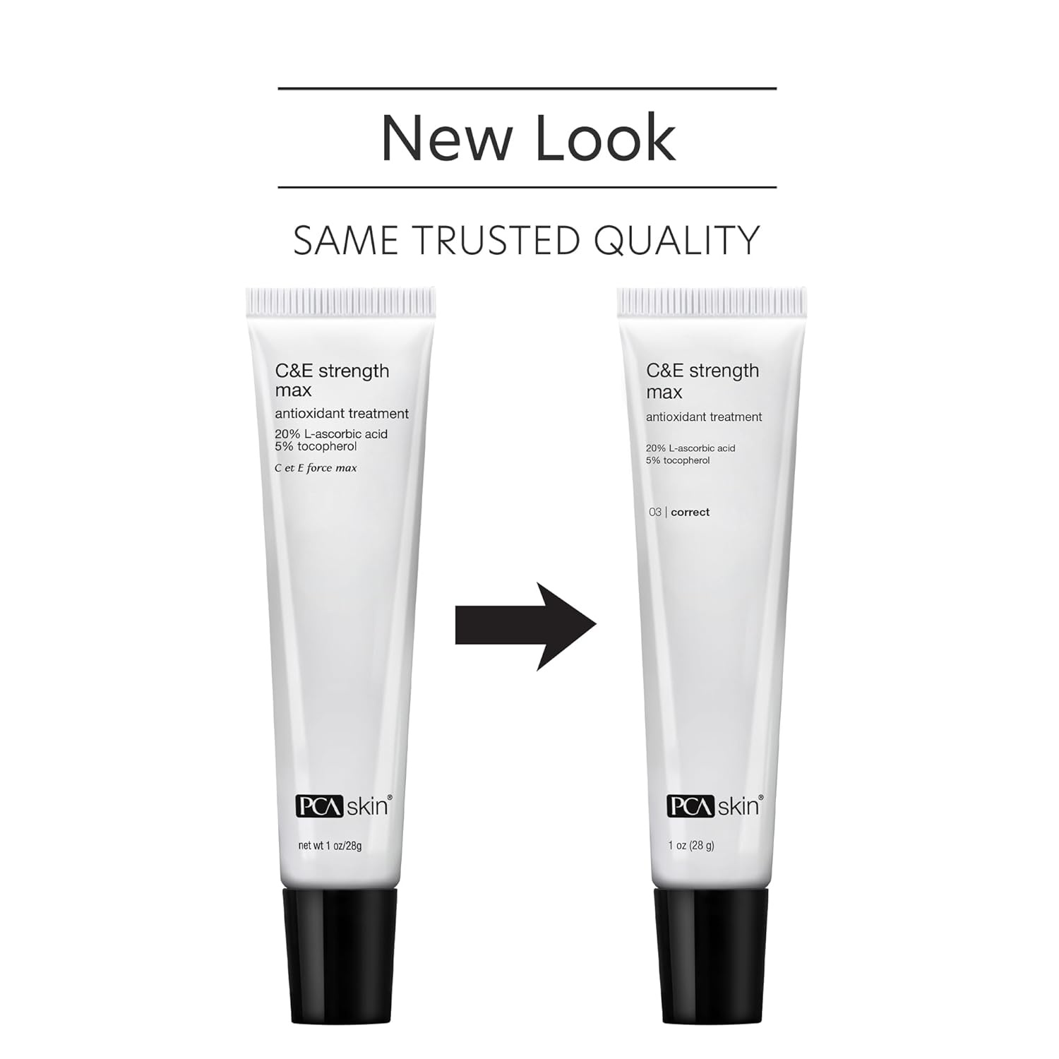 image:imagePCA SKIN Strength Max Vitamin E and Vitamin C Serum Anti Wrinkle Face Serum for Brightening Skin 10 fl oz Tube