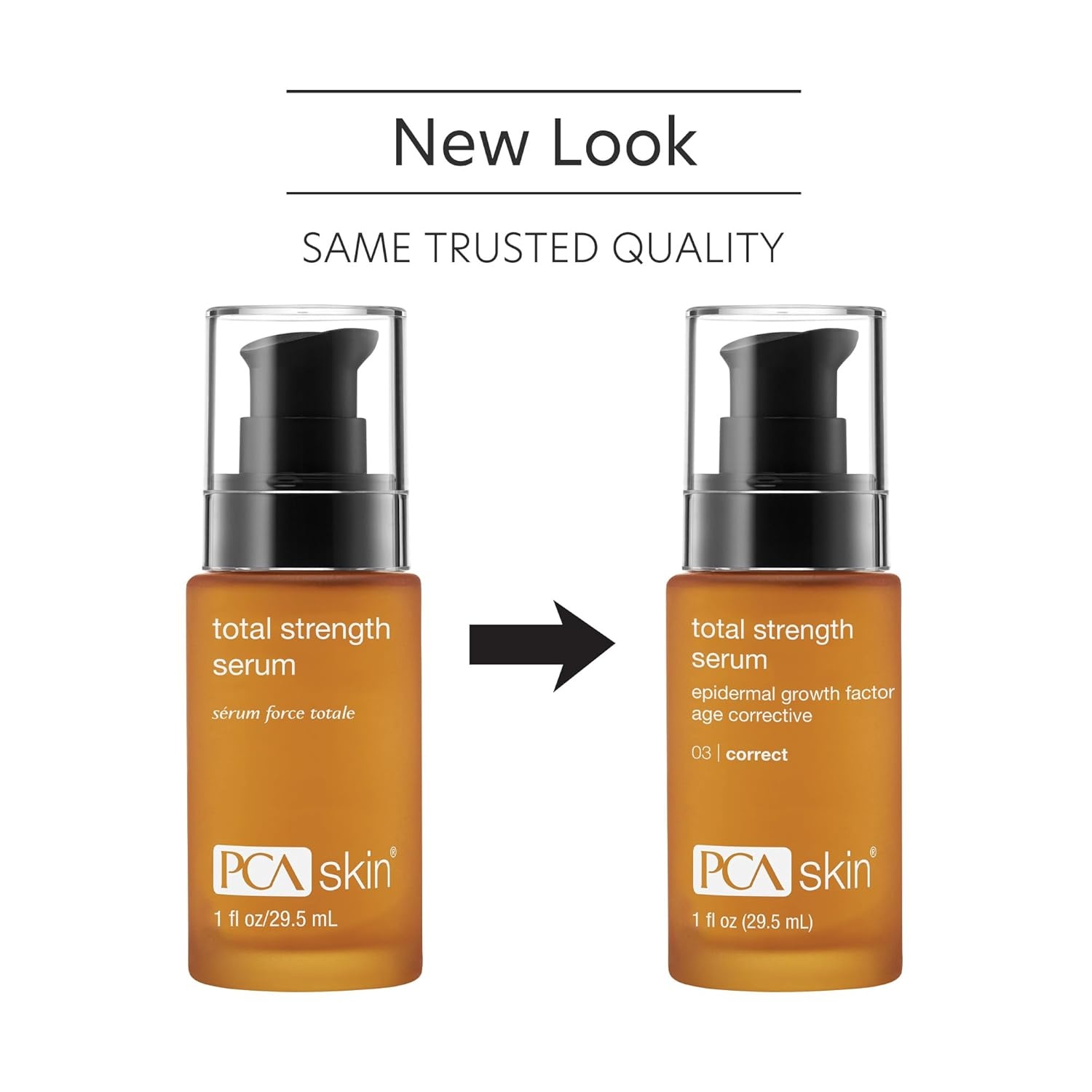 image:imagePCA SKIN Total Strength Serum Plumping amp Firming Skin Treatment with Epidermal Growth Factors amp Peptides 1 oz1 Fl Oz Pack of 1