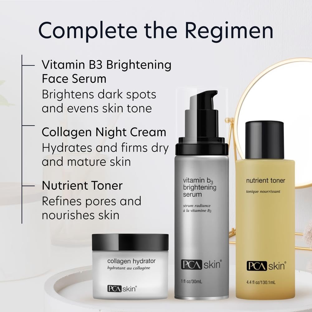 image:imagePCA SKIN Vitamin B3 Brightening Serum Anti Aging Serum for Dark Spots and Skin Discoloration Made with Hydrating Niacinamide and Antioxidants Helps Minimize Redness and Uneven Skin Tones 10 Pump