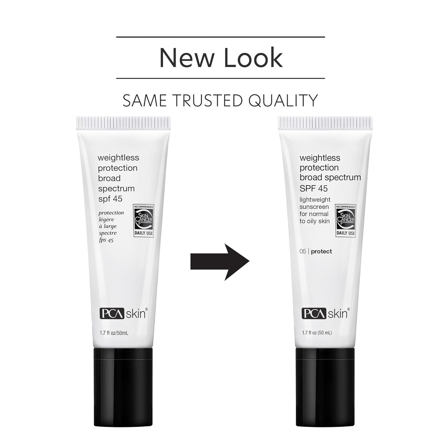 image:imagePCA SKIN Weightless Protection Broad Spectrum SPF 45 OilFree Hydrating Face Sunscreen with 84 Zinc Oxide for AcneProneAll Skin Types 17 fl oz17 Fl Oz Pack of 1