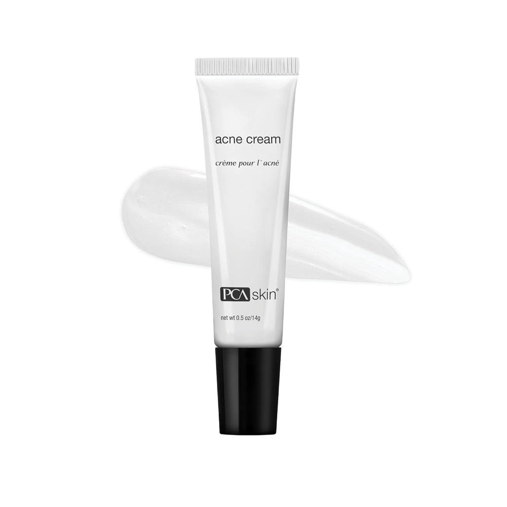 image:imagePCA SKIN Acne Treatment Cream for Face Daily Facial Spot Treatment with 5 Benzoyl Peroxide amp Hydrating Lactic Acid for AcneProne Skin 05 oz
