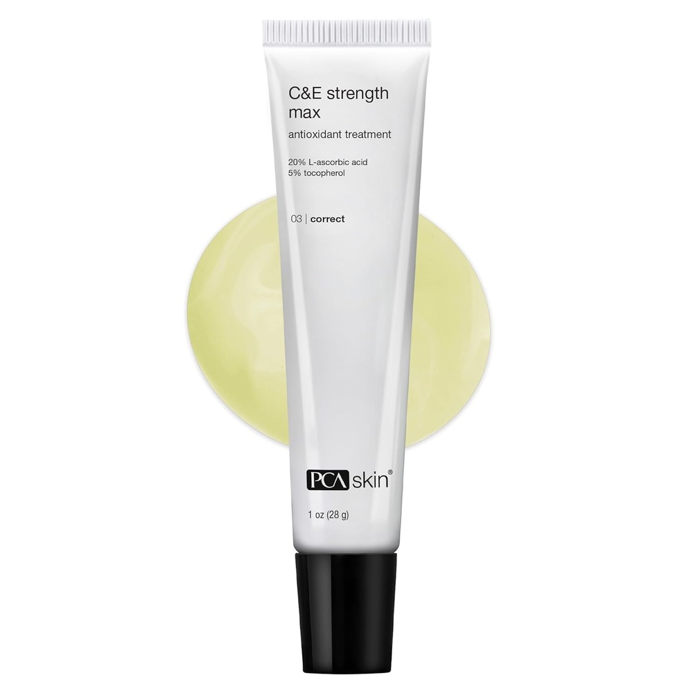 image:imagePCA SKIN Strength Max Vitamin E and Vitamin C Serum Anti Wrinkle Face Serum for Brightening Skin 10 fl oz Tube