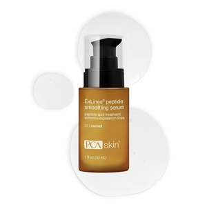 image:imagePCA SKIN ExLinea Peptide Smoothing Face Serum Spot Treatment Serum for Fine Lines and Wrinkles Firms and Strengthens Aging Skin Formulated with Squalene and Hyaluronic Acid 10 oz Pump1 Fl Oz Pack of 1