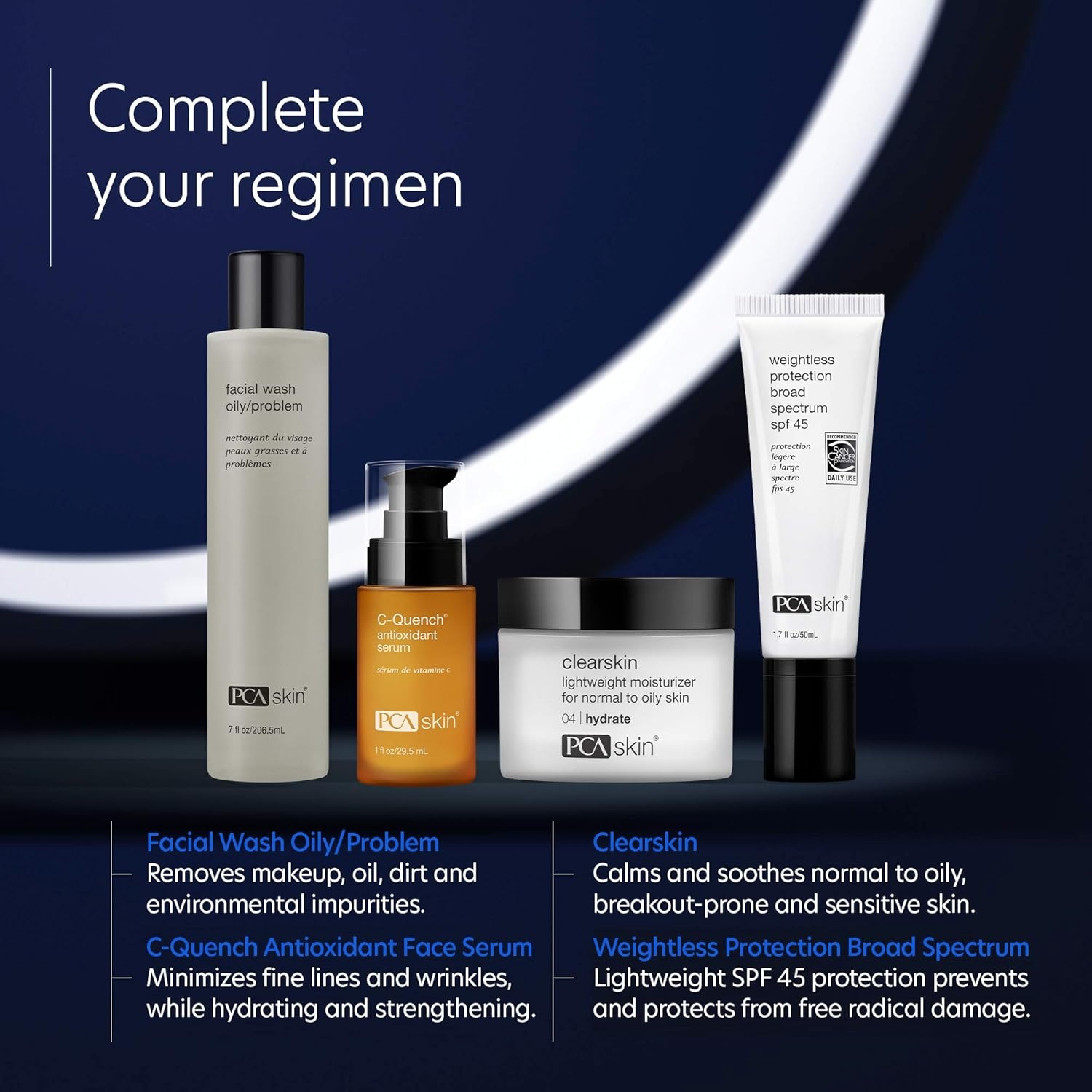 image:imagePCA SKIN Vitamin C Quench Antioxidant Protective Face Serum Anti Aging Hydrating Facial Corrector with Hyaluronic Acid for Fine Lines amp Wrinkles Recommended for Oily amp AcneProne Skin 1 fl oz
