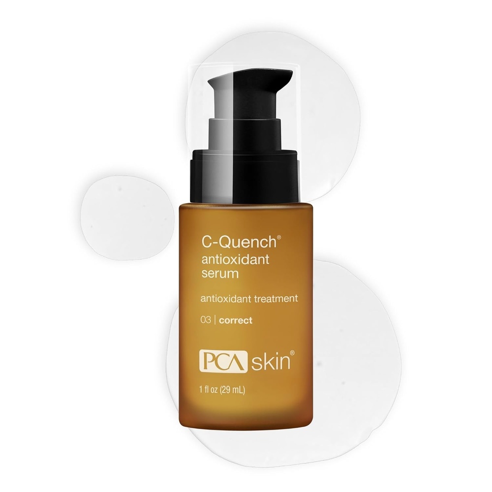 image:imagePCA SKIN Vitamin C Quench Antioxidant Protective Face Serum Anti Aging Hydrating Facial Corrector with Hyaluronic Acid for Fine Lines amp Wrinkles Recommended for Oily amp AcneProne Skin 1 fl oz