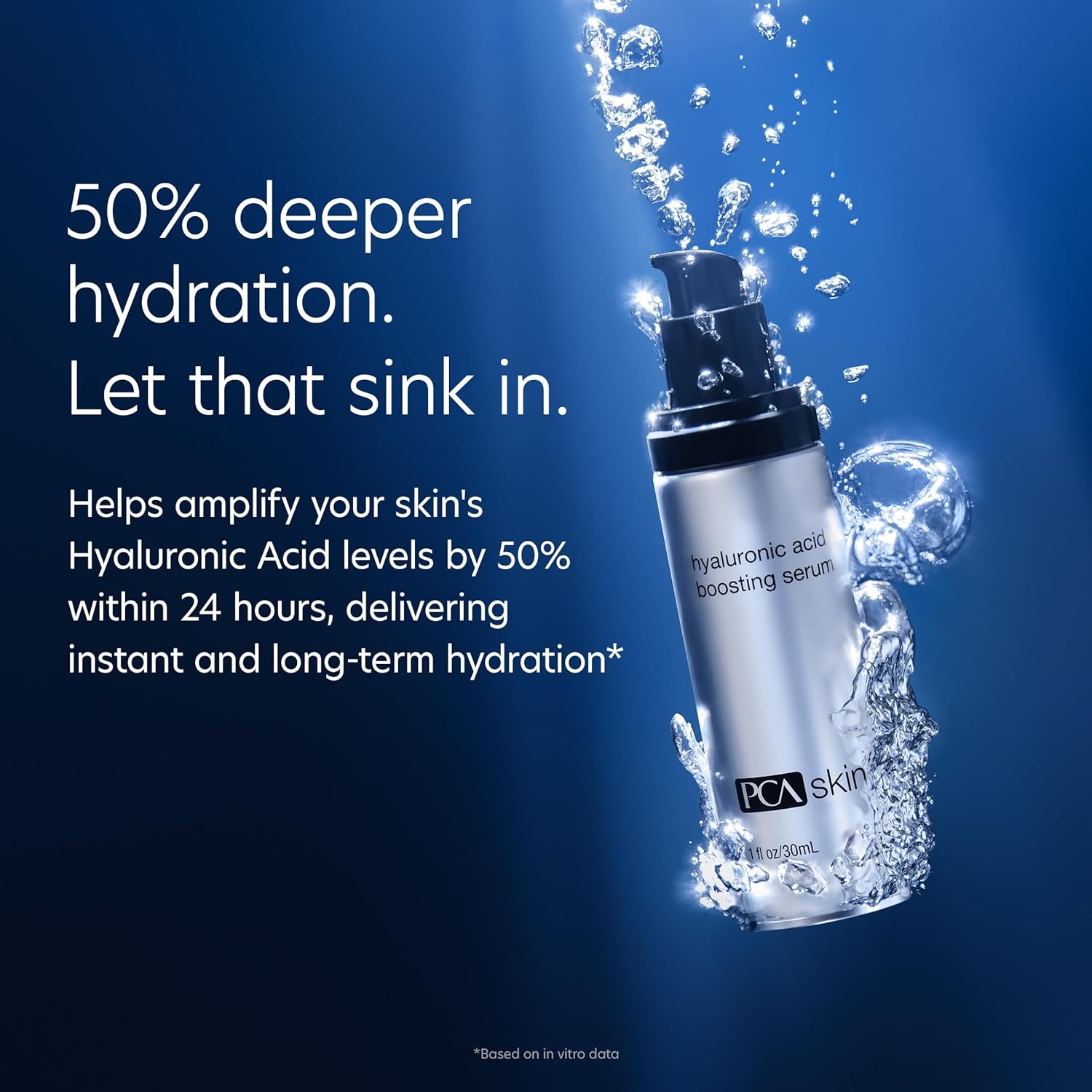 image:imagePCA SKIN Hyaluronic Acid Boosting Face Serum Hyaluronic Acid Serum for Face Made with Niacinamide and Ceramides Helps Reduce Fine Lines and Wrinkles and Delivers 24Hour Moisturization 1 oz Pump3 fl oz