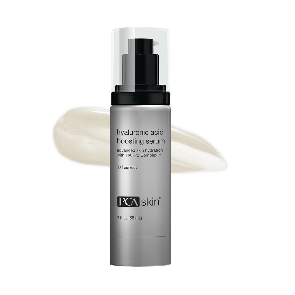 image:imagePCA SKIN Hyaluronic Acid Boosting Face Serum Hyaluronic Acid Serum for Face Made with Niacinamide and Ceramides Helps Reduce Fine Lines and Wrinkles and Delivers 24Hour Moisturization 1 oz Pump3 fl oz
